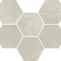 620110000172 Экспо Уайт Мозаика Гексагон 25x29 ColiseumGres