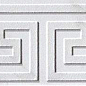 fLT6 Roma Greca Statuario Listello 8x25 FAP Ceramiche