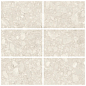 Образец 20х30 см керамогранита Duna - Terrazzo Clay carving рельеф - 600x600 мм Duna фото в миниатюре