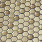 Aureo grani hexagon 23x13x6 300x300х6 Caramelle Mosaic