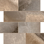 770279 Reves De Rex Choco Muretto Sfalsato Glossy 6mm 7.5x15 30x30 Rex Ceramiche