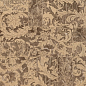 240717 MODULO PATCHWORK MARRONE 58,5x58,5 Versace (Gardenia Orchidea)