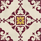 Декор 8333 Jolie Ivoire Purple Trama (комп/4шт) 10х10 Marca Corona