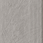 Carrizo Grey Stopnica Prosta Struktura Mat B1a 30x60 Paradyz