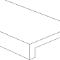 Ступень фронтальная Clunia Recto Antislip Arena 33x120 Durstone