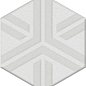 OS/A241/63000 Декор Агуста белый 6х5,2 Kerama Marazzi