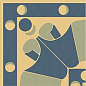 100E024A301 ENC 24A Cognac (D.Blue, L.Blue) 10x10 Winckelmans