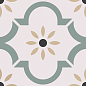 Арабески зеленый 20x20 Smile Tile фото в миниатюре
