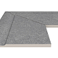 Угол фарфорового поручня наружный 90 Cement Grey 30x50 Serapool фото в миниатюре