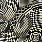 0262767 Optical Bianco/Nero (mix 2 soggetti) 78x78 Versace (Gardenia Orchidea)