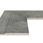 Угол фарфорового поручня наружный 90 Pool Garden Grey 25x50 Serapool фото в миниатюре