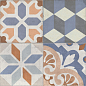Heritage Mix Colour 33x33 Gresart