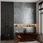 GI8002-A Eragon Dark Grey Matt Glossy Ink 60x120 Arcadia Ceramica