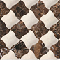 Clasic Decor Dark 25х75 Click Ceramica