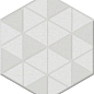 OS/A241/63000 Декор Агуста белый 6х5,2 Kerama Marazzi