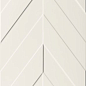 D730 4D Chevron White Matt 40х80 Marca Corona
