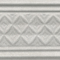 LAA003 Пикарди структура серый бордюр 15*6.7 Kerama Marazzi