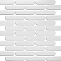 R-345 керамика матовая (2,3*9,8) 30*30 NSmosaic
