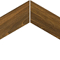 EFCZ SleekWood Mohogany Chevron 11x54 Emilceramica