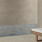 CL03BAS Calcis Visone Stripe SQ. 60x120 Italgraniti