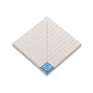 21211 IK Внутренний угол плитки с буртиком Light Blue-Unglazed 12,5х12,5 Serapool