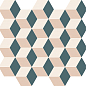 600110000786 Element Mosaico Cube Cold 30,5x33 Italon
