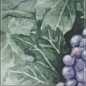 Monocolor Composicion Acuarela Uvas 20х40 Absolut Keramika