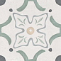 3386036155 Sirocco Green Flower 9mm R10 22.3x22.3 Harmony
