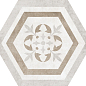 Atrium Hex Alpha Mix-Beige 25.8x29 Pamesa