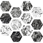 Ebru Shiny Hexa 23.2x26.7 ITT Ceramic