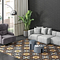 Monotone Midnight Decor Matt 20x20 Motto