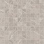 767157 Elemental Grey Dolomia Mosaico Luc 3x3 30x30 Cerim