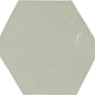 122083 ZELLIGE HEXA MINT 10,8x12,4 WOW
