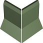 100TE0VEU Angle EXT PAR GREEN VEU 10x10 Winckelmans
