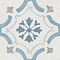 3386036158 Sirocco Blue Ornate 9mm R10 22.3x22.3 Harmony