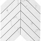 9SCA Marvel Carrara Pure Chevron Wall 30,5X25 Atlas Concorde