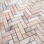 Rosa Salmone POL fish 23x73x7 317x282 Caramelle Mosaic