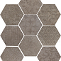 1047253 RIABITA ESAGONA FABRIC FENG SHUI 24x27,7 Serenissima Cir