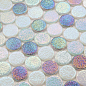 Circle № 6001 TURQUOISE BR (на ПУ сцепке) 30.6х31.4 Vidrepur
