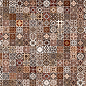 HAG111D Hammam рельеф коричневый 20x44 Cersanit