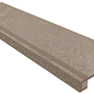 Комплект Ступень GB02 Gabbro 33x120 неполированная с бортиком + Подступенок 14.5x120 Estima
