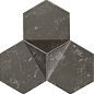 Scoria black 19.2x16.5 Tubadzin