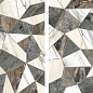 K951370LPR01VTE0 MarbleSet Декор Микс Терраццо 7ЛПР R9 60x60 Vitra