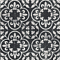 fLZM Roma Deco 20 Statuario Grafitte 20x20 FAP Ceramiche