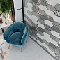 TOC006 Декор Келуш 3 грань черно-белый 9,8х9,8 Kerama Marazzi