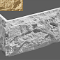 Угловой элемент Бретань 050 33,5/10x20x2.5 Leonardo Stone