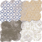 Riga patchwork 45x45 Realonda