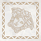 262590 Tozzetto greca Onice Bianco 10x10 Versace (Gardenia Orchidea)