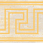263043 Fascia Greca Oro Ice 20x80 Versace (Gardenia Orchidea)