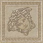 261166 GREEK Tozzetto BEIGE/ORO 12,5x12,5 Versace (Gardenia Orchidea)